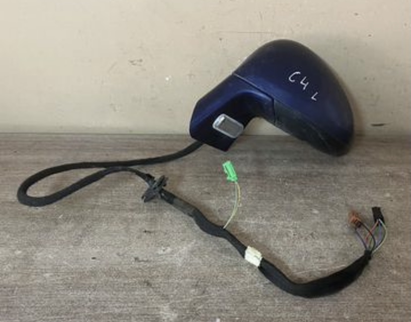 Citroen C4 2005-2011 Зеркало левое электрическое Citroen C4 2005-2011 (9 КОНТАКТОВ 8149ZY) (Левый руль)