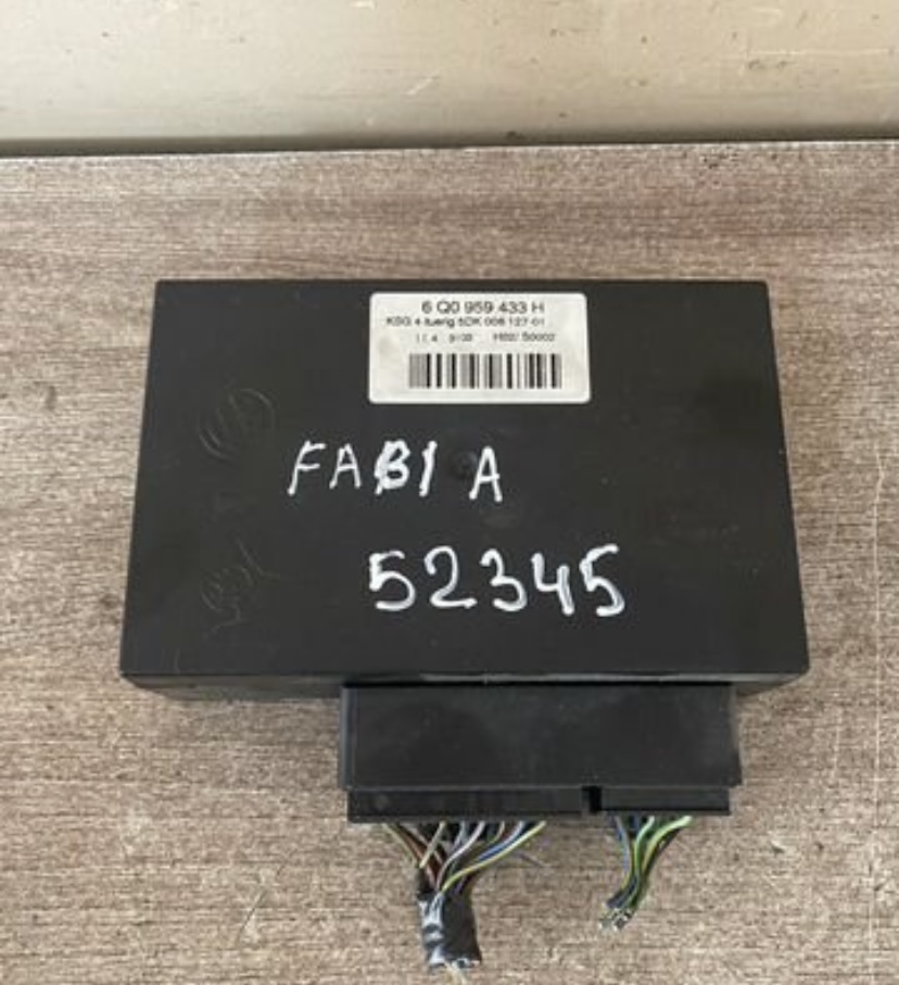 Skoda Fabia 1999-2006 Блок комфорта Fabia 1999-2007;Polo 2001-2009 (6Q0959433H 6Q0959433A)