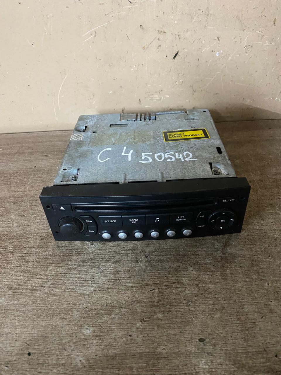 Citroen C4 2005-2011 Магнитола C4 2005-2011 (CD BLAUPUNKT 6564F5) (Левый руль)