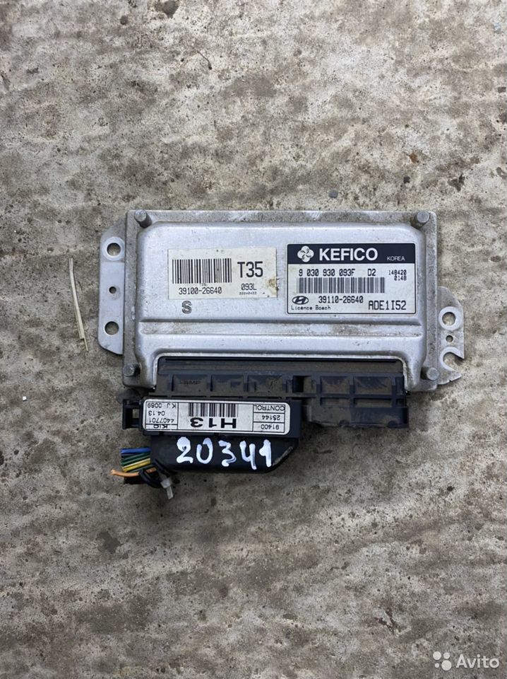 Hyundai Accent 2000- (+ ТАГАЗ) Блок управления двигателем Accent II (+ТАГАЗ) 2000-2012 (1.5 DOHC 9030930093F  3911026640 )