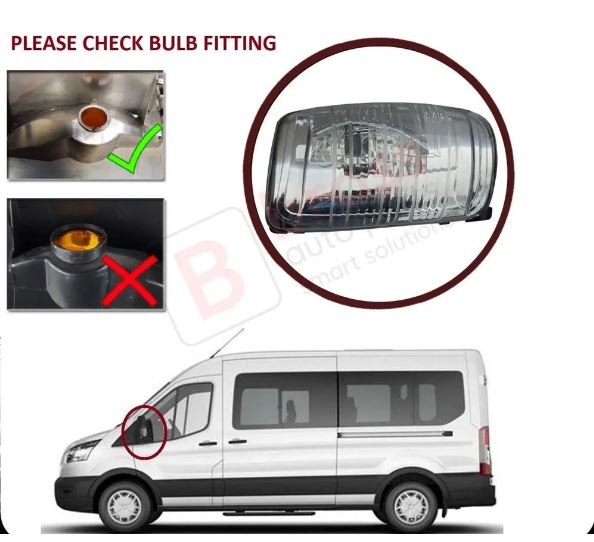 Ford Transit 2014> Повторитель в зеркало НОВЫЙ BR-8014 FORD TRANSIT (2012>) (ЛЕВ.) 1847387 BК3113B381АА  BК3113B381АB