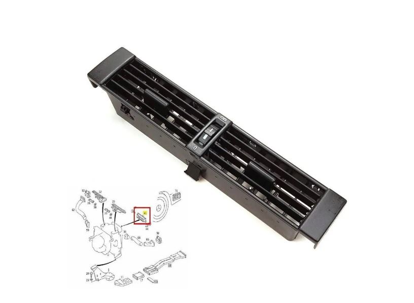 Цeнтpальный дефлектоp НОВЫЙ SH-8983 Мerсedes-Веnz W124 E-Class A1248300754