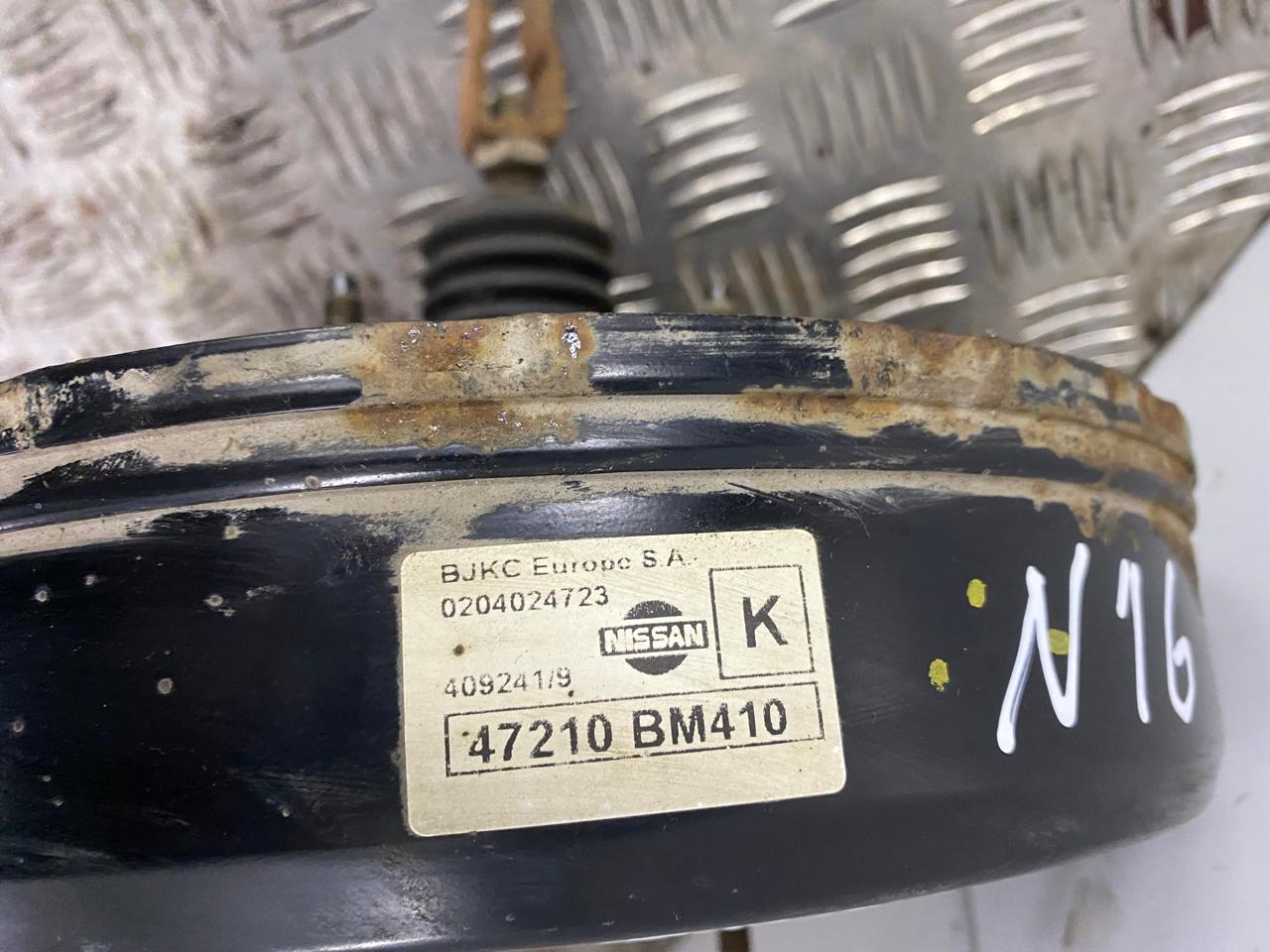 Nissan Almera N16 Усилитель тормозов вакуумный ALMERA N16 (2000-2006) (1.8 16V QG18) 47210-BM410 Nissan