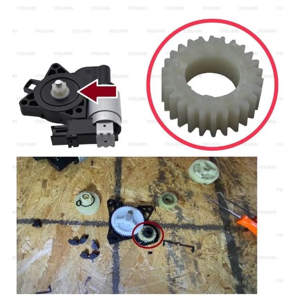 Mazda Mazda 3 (BK) Ремкомплект стеклоподъемника шестерня передней-задней ; левой или правой двери для Мазда 3 5 6 CX-7 CX-9 RX-8 G22C5858XF, G22C-58-58XF, GJ6A5958XF, GJ6A5858XA, GJ6A5858XB  новое BH-8479
