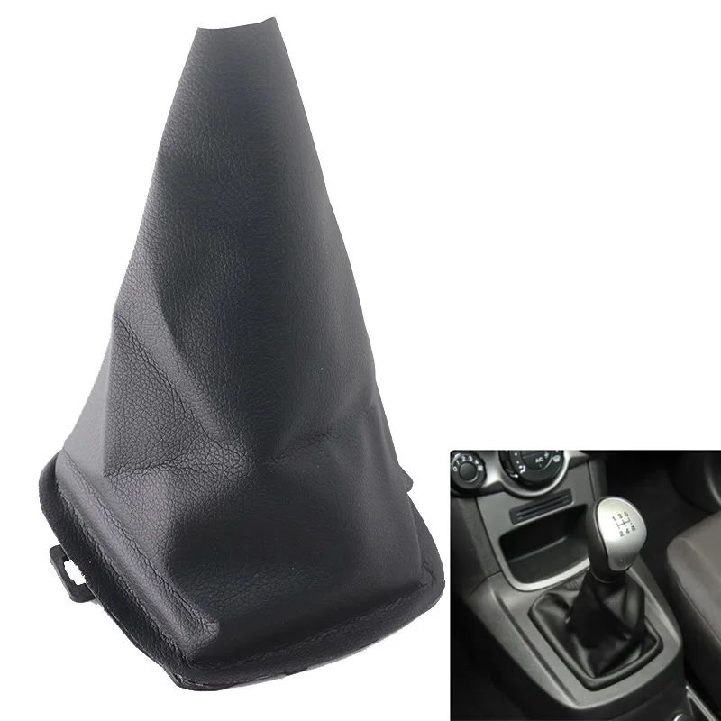 Ford Fiesta 2001-2007 Чехол кулисы МКПП Ford Fiesta 2008-2011 с рамкой, новый аналог для 8A6R7H409MAB; CH-8631