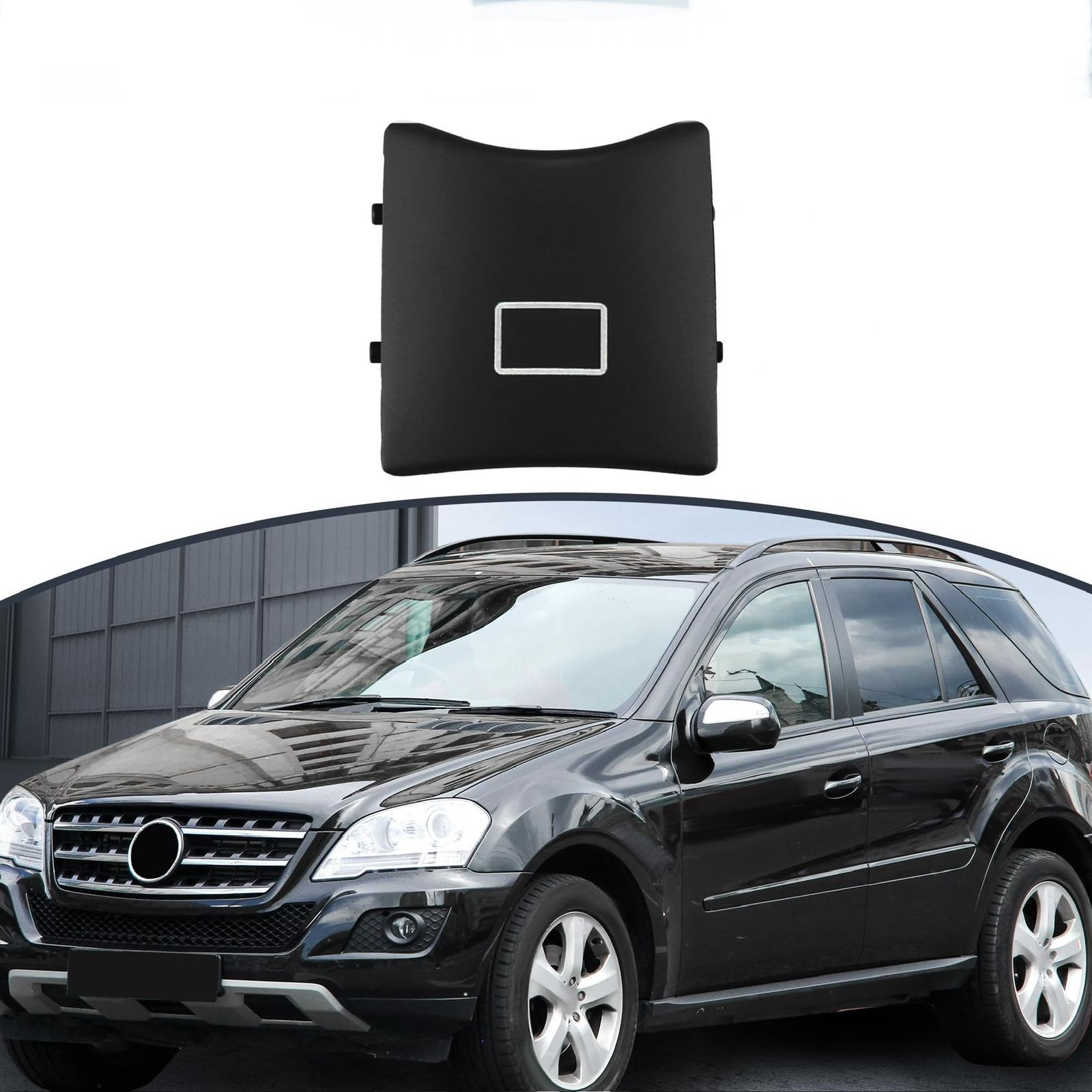 Mercedes Benz W164 M-Klasse (ML) Крышка кнопки люка (черная) Mercedes ML W164; GL X164 .   Для плафон салонный Mercedes ML W164; GL X164   A16482015857 ; A1648206710;   BH-8684