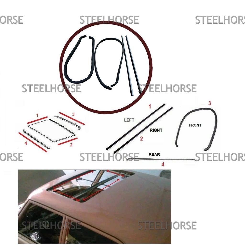 Mercedes Benz W123 Уплотнитель люка Mercedes W123; W116; W110-112-114-115  A1157820198; A1087820198; A1237820213  SH-8740