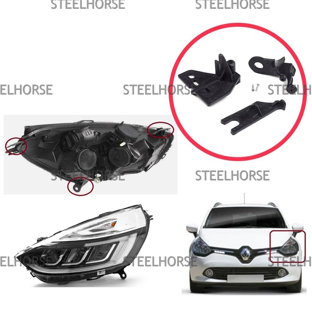 Renault CLIO IV (2012>) Кронштейн фары левой (к-кт) Renault Clio 4 2012-2020 260601850R; 260603442R; 260608629R EH-406047
