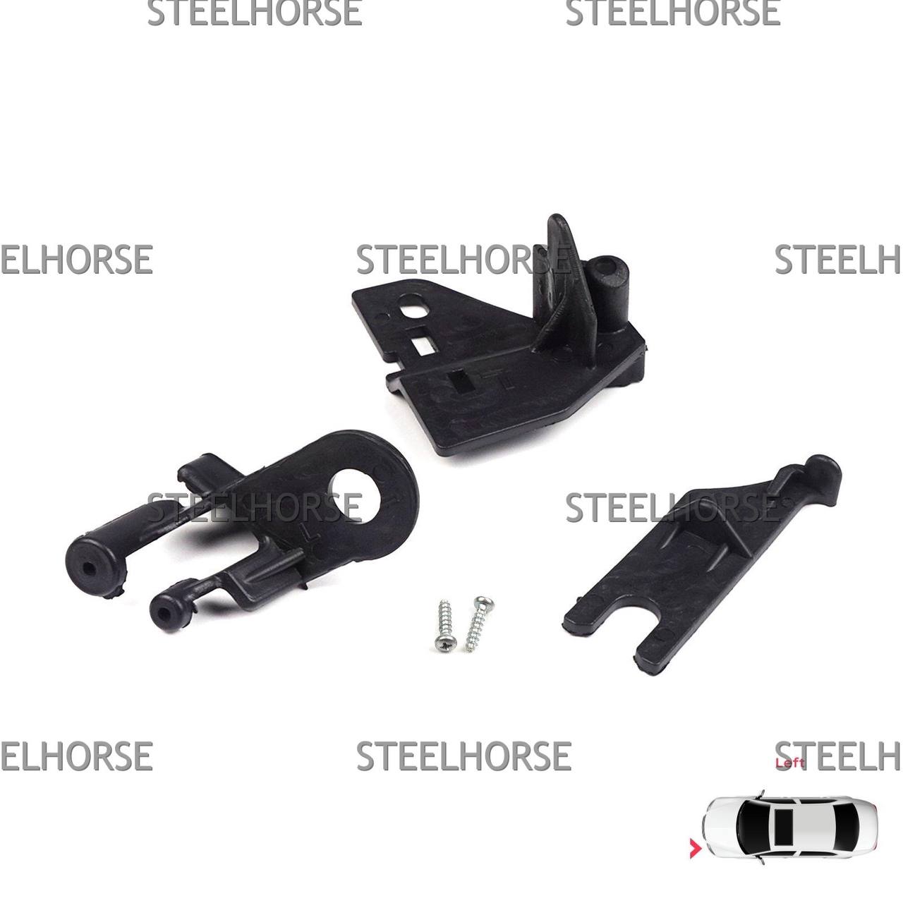 Renault CLIO IV (2012>) Кронштейн фары левой (к-кт) Renault Clio 4 2012-2020 260601850R; 260603442R; 260608629R EH-406047