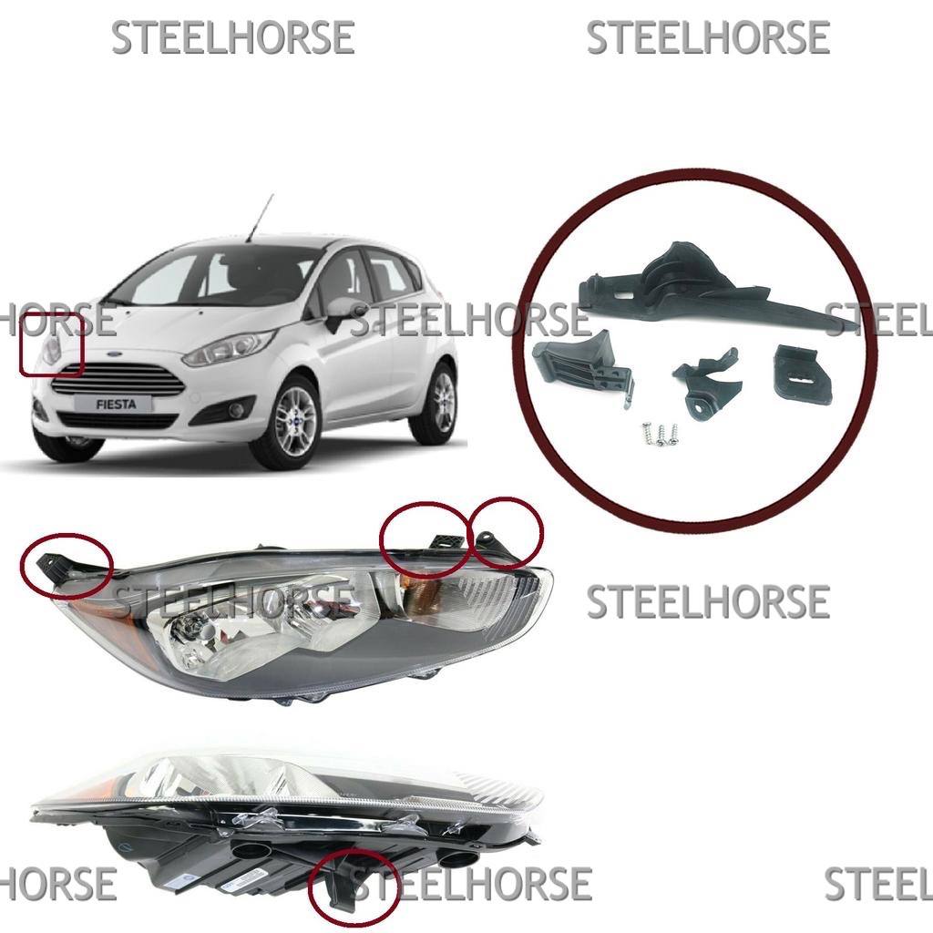 Ford Fiesta 2008-2019 Кронштейн фары правой (к-кт) Ford Fiesta 2013-2019 1895781; 1889778 EH-406034
