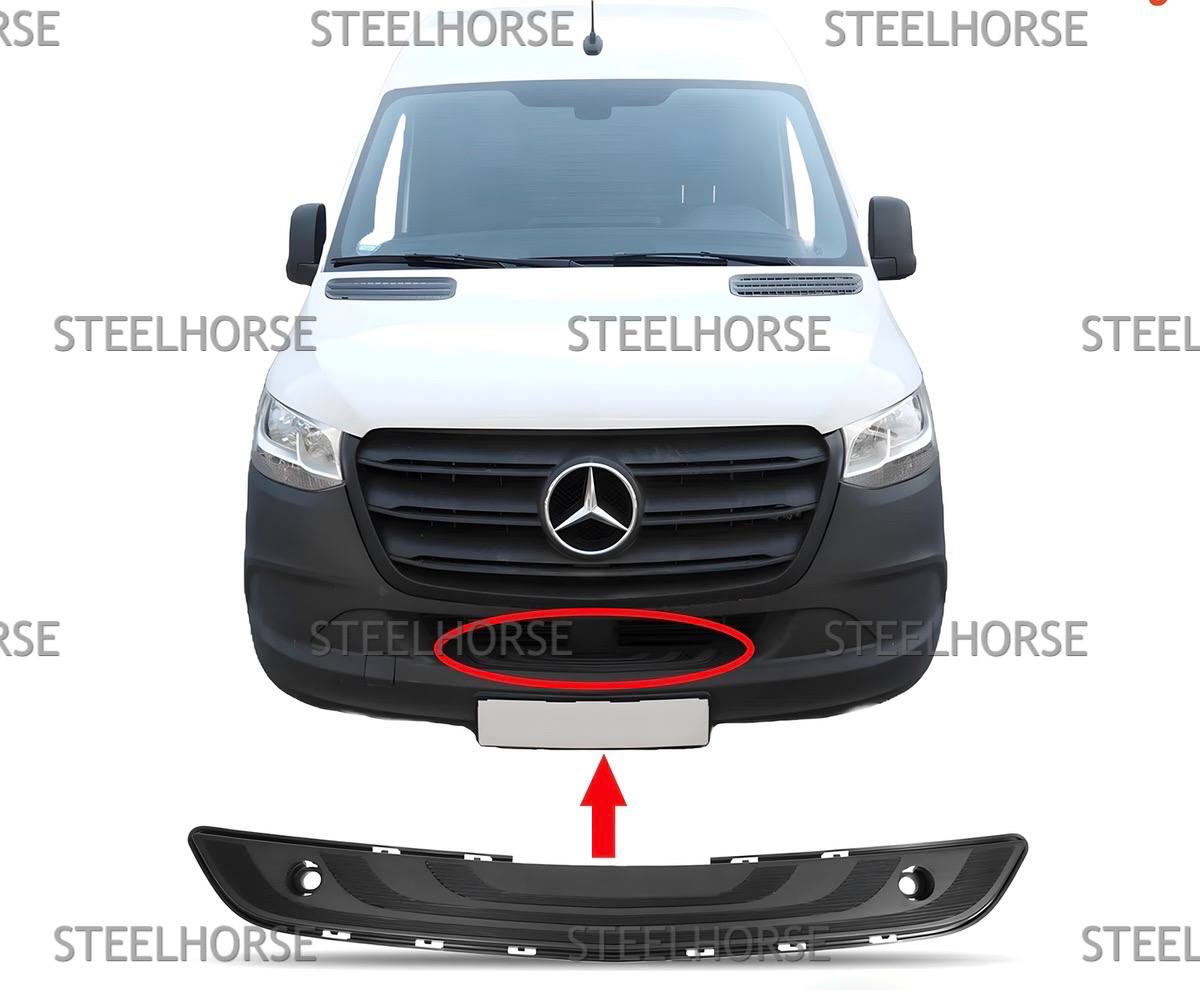 Mercedes Benz SPRINTER Накладка переднего бампера (ступенька) Mercedes Sprinter 907 A90788505009K83; A9078850500 SH-8739