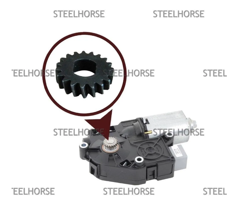 Шестерня мотора люка Mercedes W202; W203; W204; W210; W211; W212 (19зуб/17.3мм) A2028200508; A2038203142; A2118202742 BH-9046