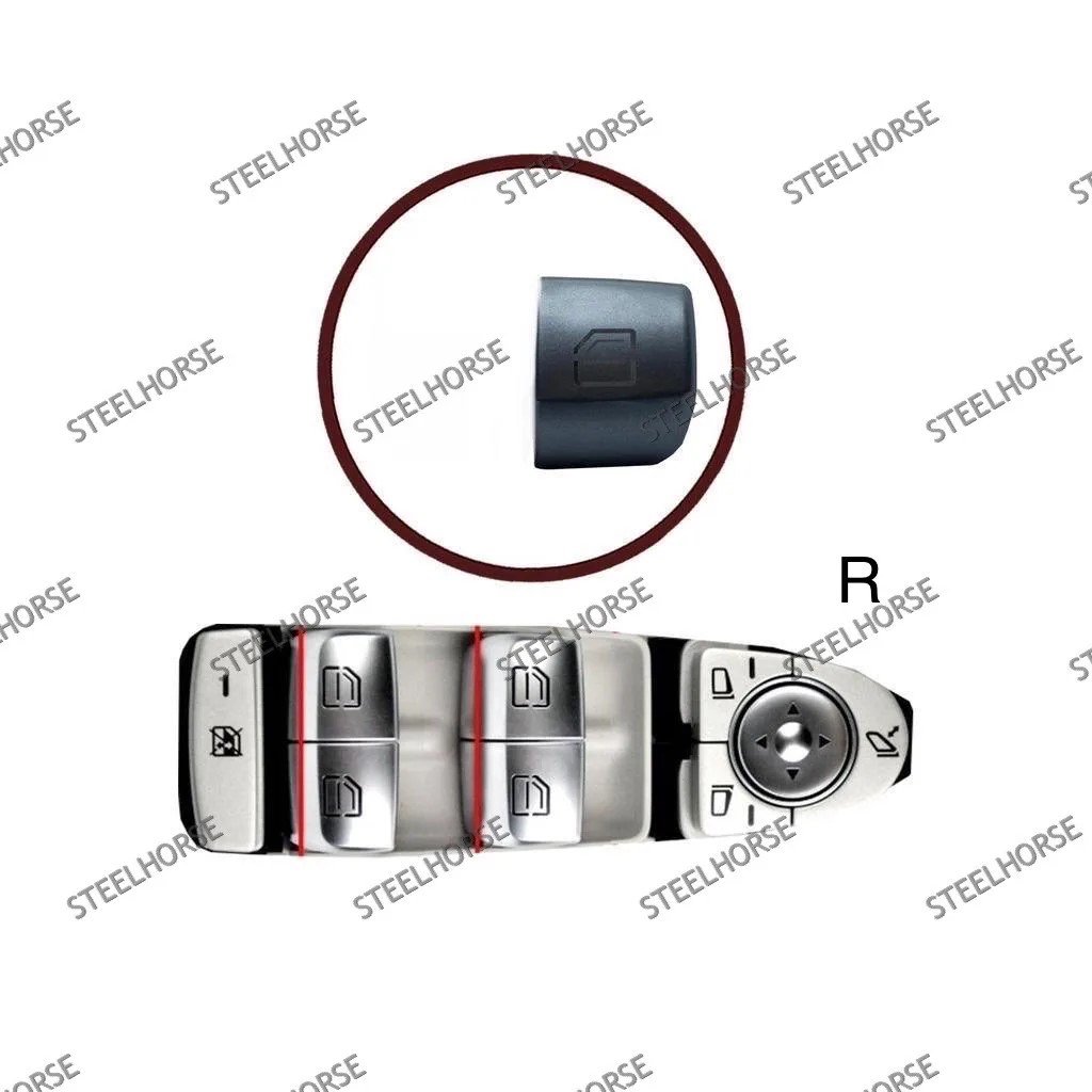 Mercedes Benz W205 2014-2021 Крышка кнопки блока стеклоподъемников (правая) Mercedes W222; W205; W253 A22290520049051; A2229056800; A22290568009051 MH-9328
