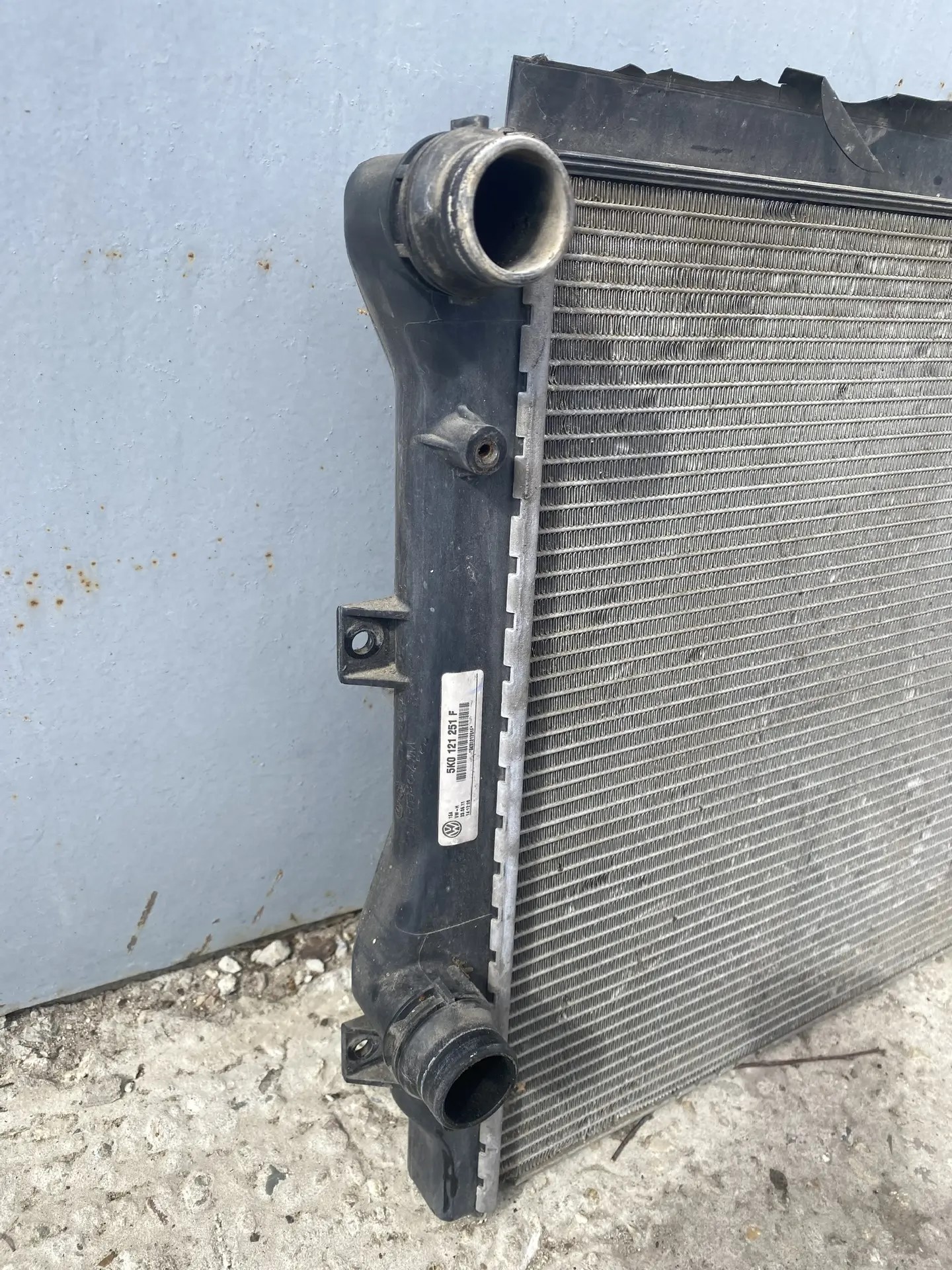 Skoda Octavia (A5 1Z-) Радиатор охлаждения Skoda Octavia A5 ;Golf Plus; A3 (оригинал) 1K0121251F