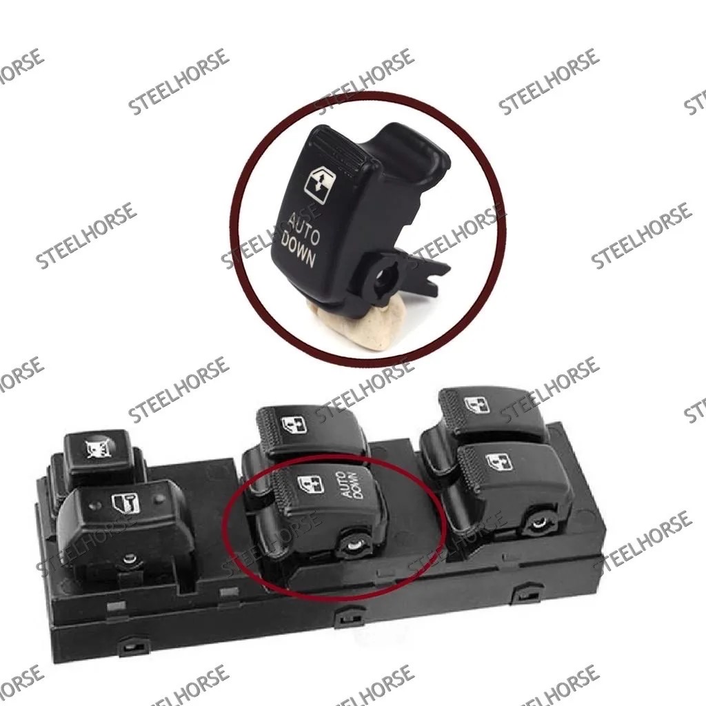 Крышка кнопки стеклоподъемника Hyundai Tucson JM; Kia Sportage; Rio; Carnival 2 2004-2010 935702E200; 935701F360; 935701G110; 935704D030 MH-9351