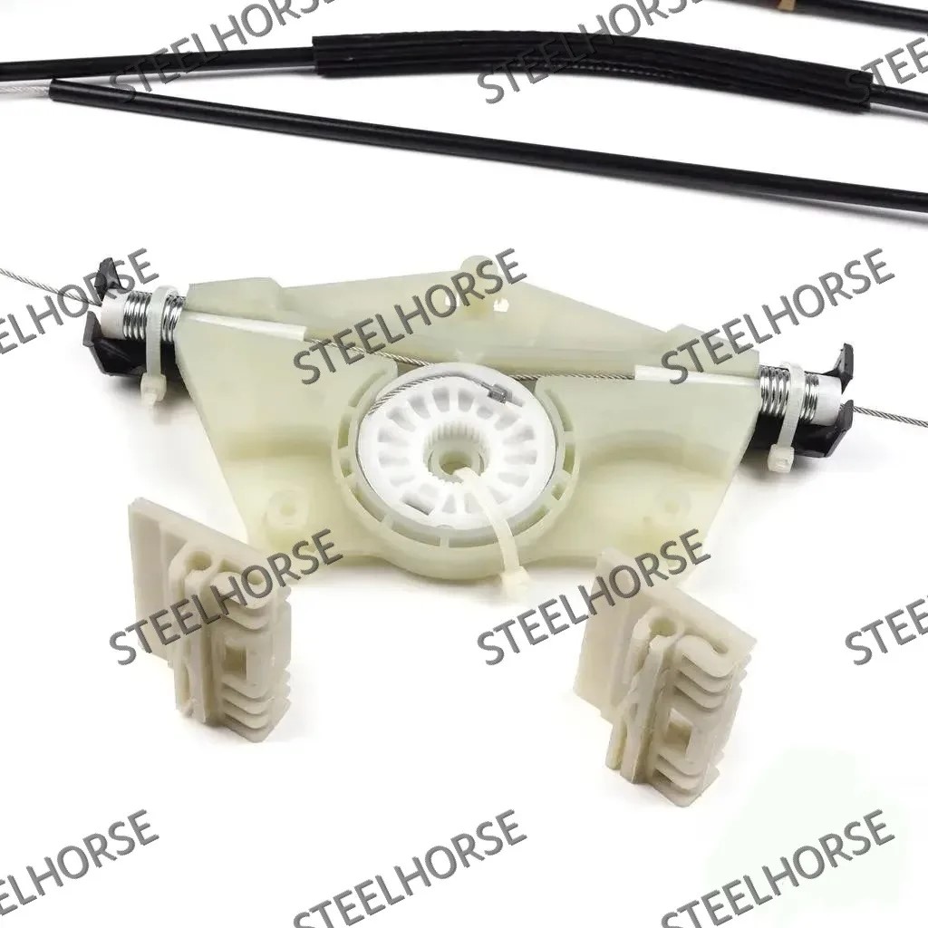 Volkswagen Touareg 2002-2010 Стеклоподъемник (ремкомплект) передний левый VW Touareg; Porsche Caenne (955/957) 2003-2010 7L0837461A; 7L0837461B; 7L0837461F; 95554246101; 95554246104 YH-9941