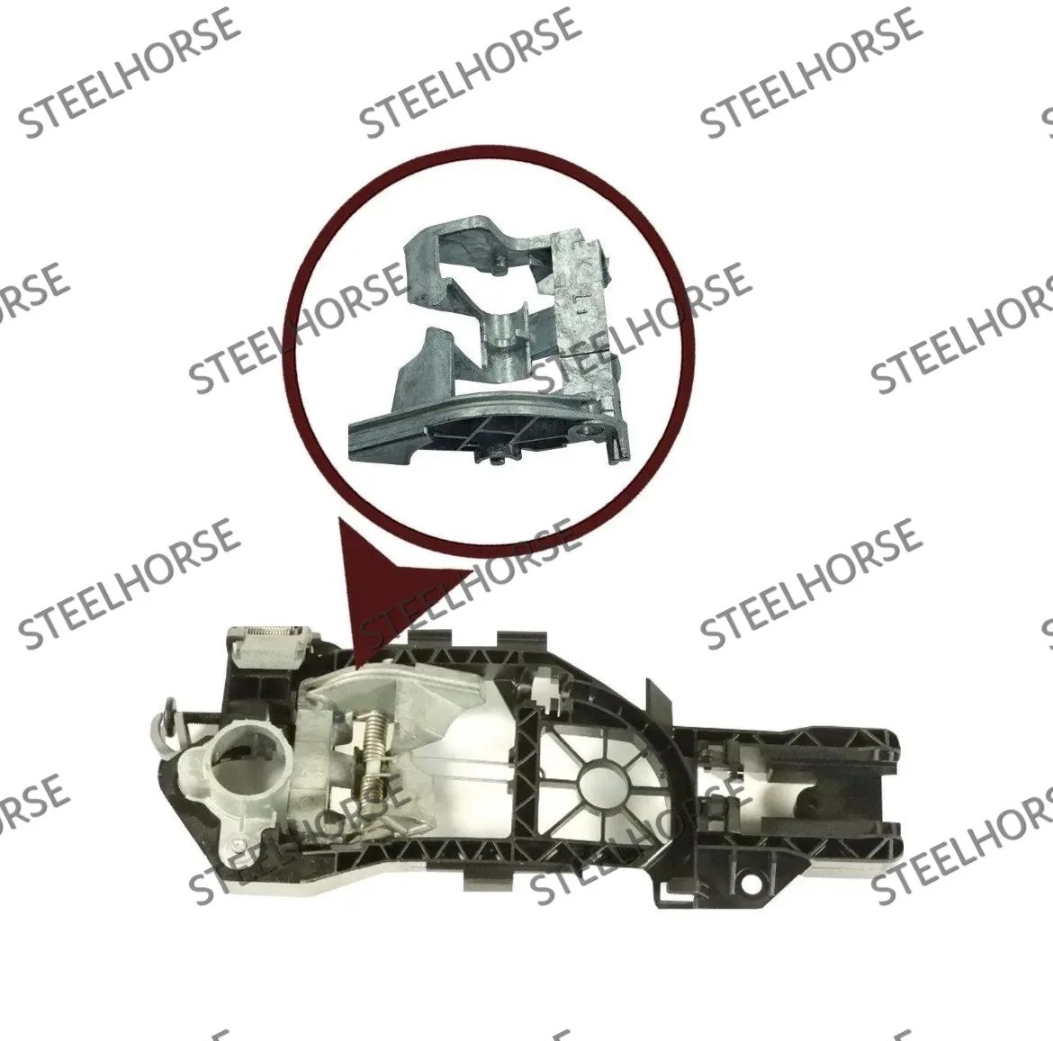 Volkswagen Passat [B7] 2011-2015 Кронштейн ручки левой (перед/зад) VW Passat (B6/B7) 2005-2015 3C0837885H; 3C0837885F; 3C0837885D YH-9754