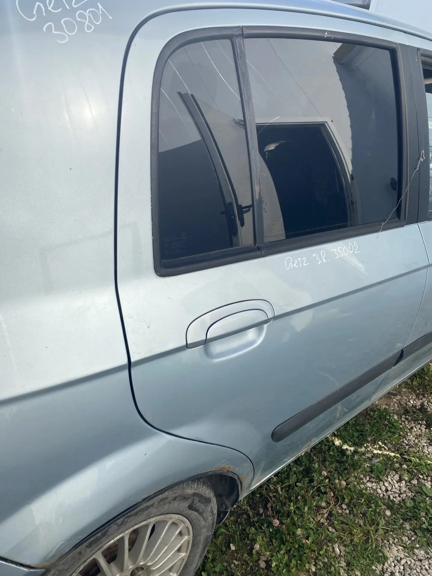 Hyundai Getz Дверь задняя правая Hyundai Getz 2002-2010 770040B510 (цена указана за голую дверь) 770041C020