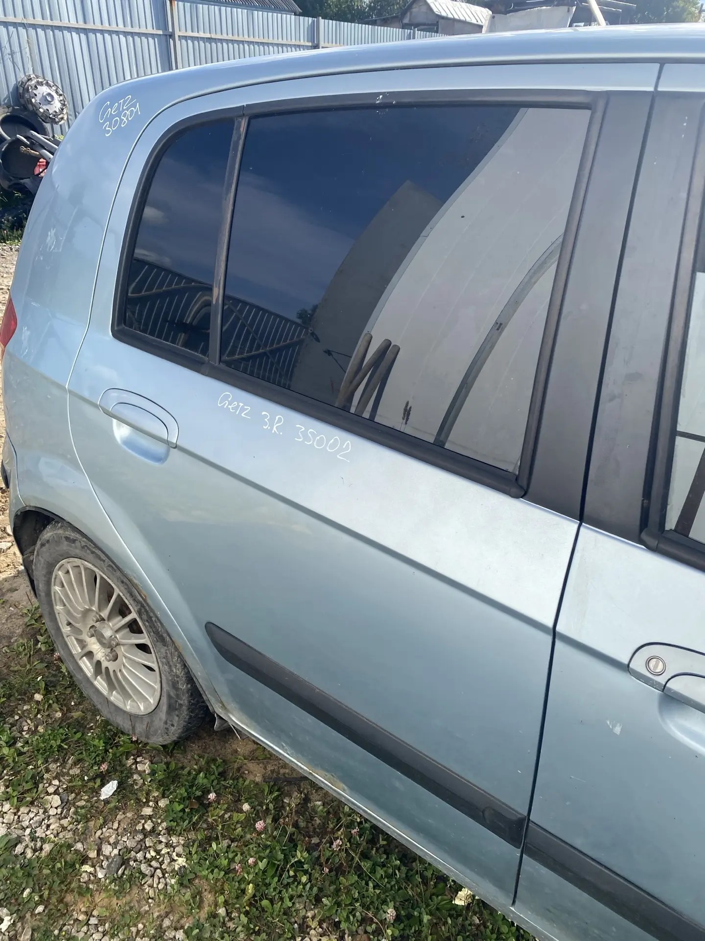 Hyundai Getz Дверь задняя правая Hyundai Getz 2002-2010 770040B510 (цена указана за голую дверь) 770041C020