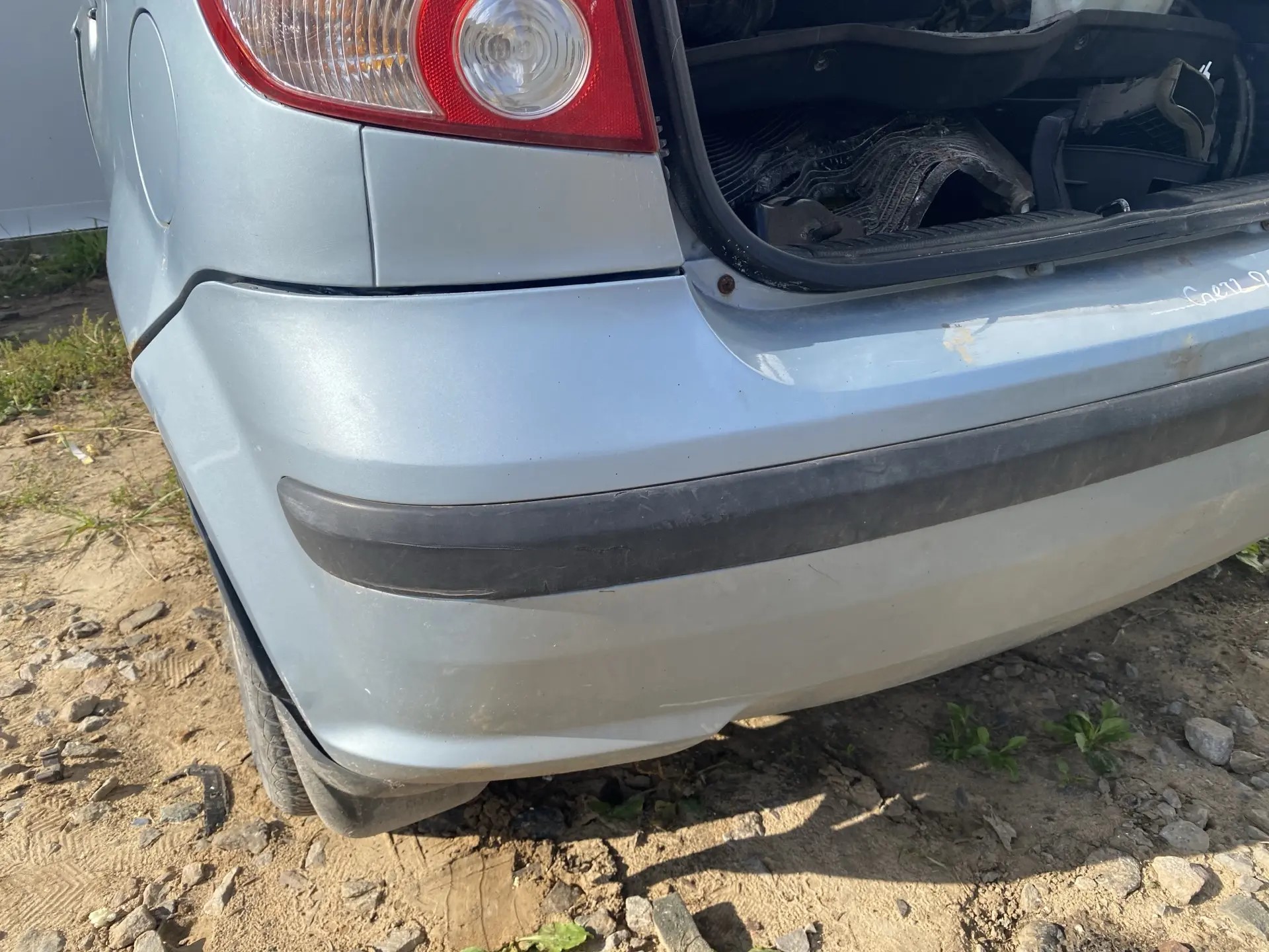 Hyundai Getz Бампер задний Hyundai Getz 2002-2005 (цена указана за бампер с молдингом) 866111C120