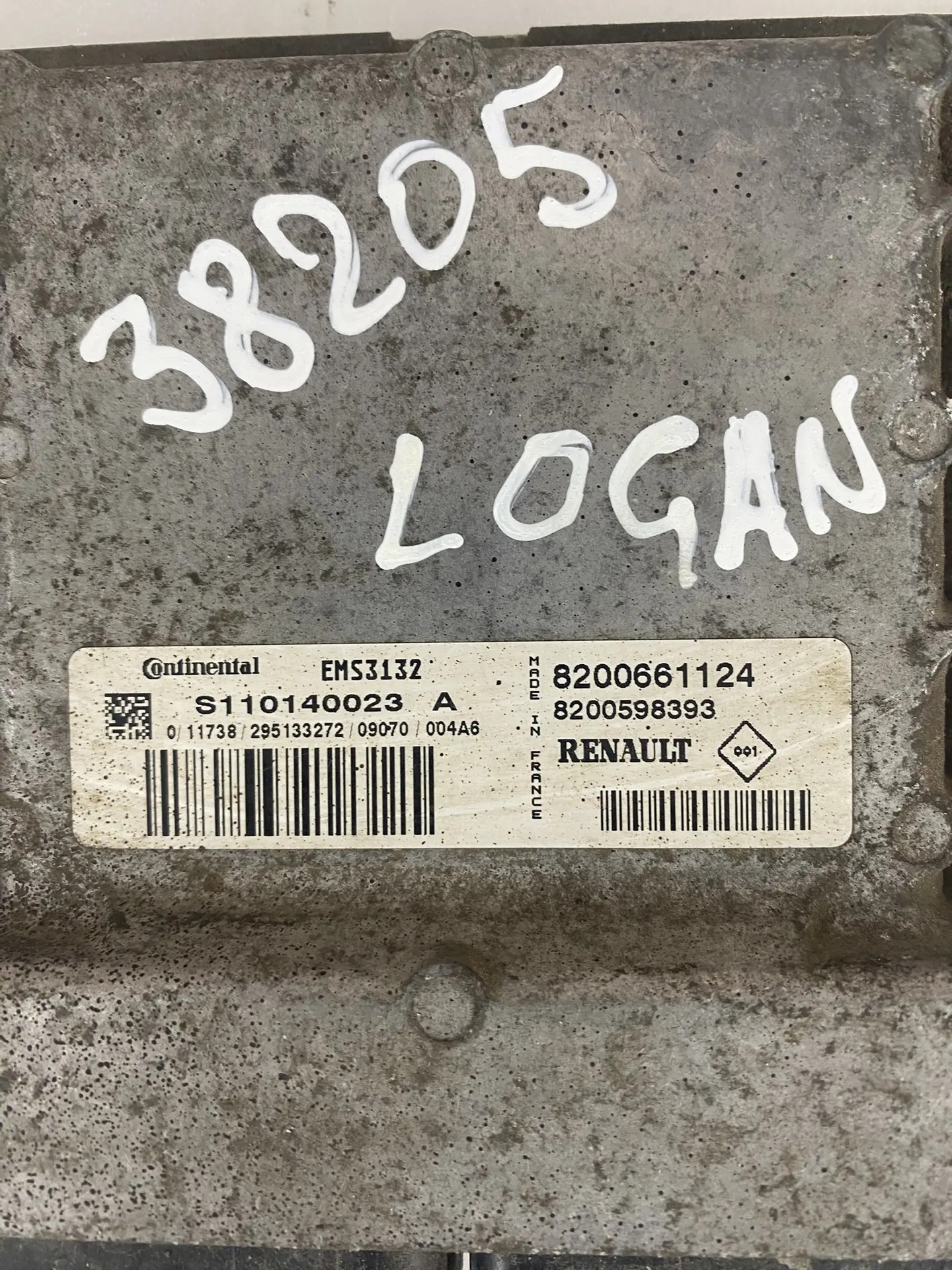 Renault Logan 2005-2014 Блок управления двигателем Renault Logan K7M 70 1.6 2005-2014 8200661124