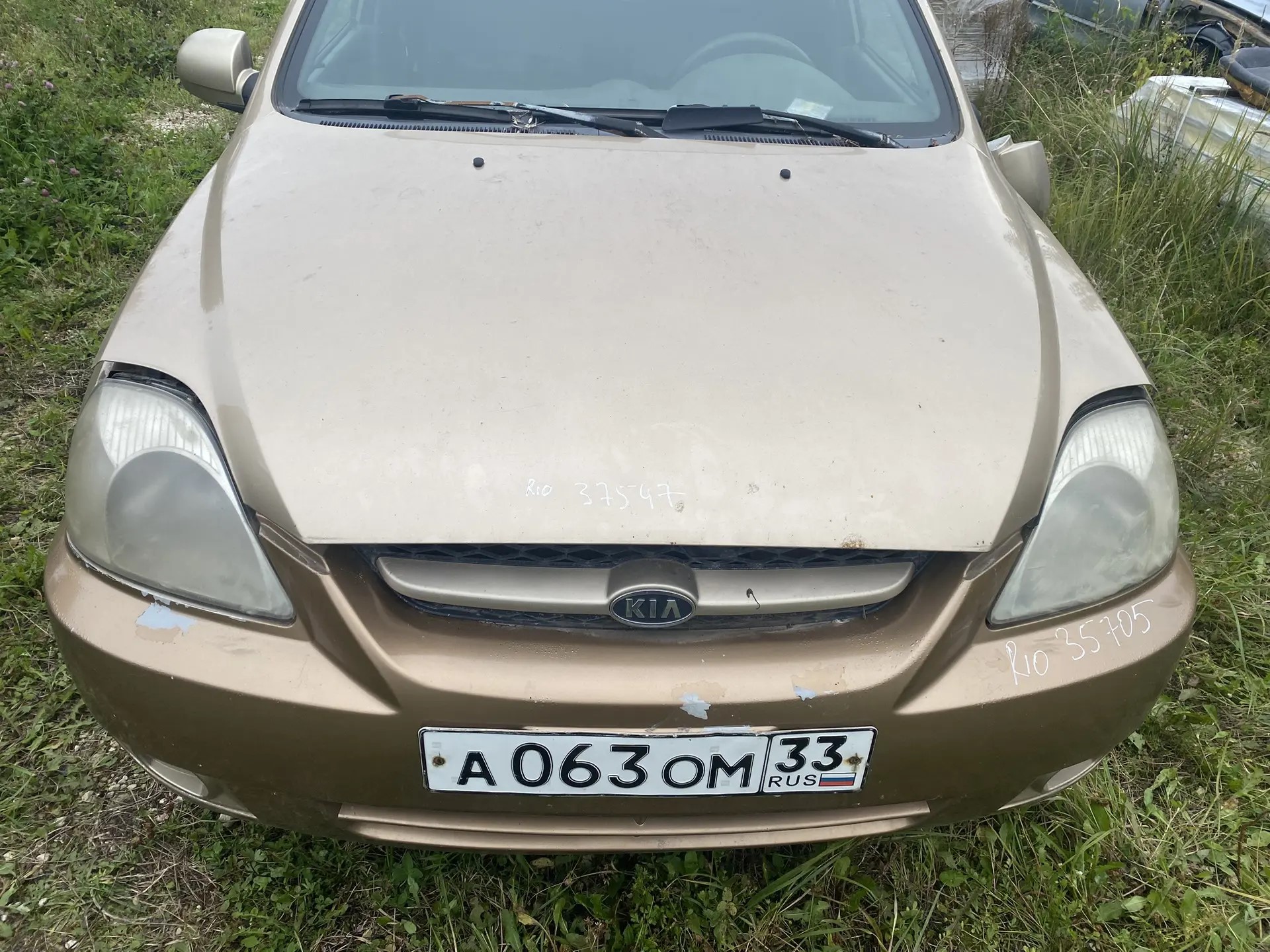 Kia RIO 2000-2004 Капот Kia Rio 2003-2005 66400FD100