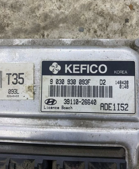 Hyundai Accent 2000- (+ ТАГАЗ) Блок управления двигателем Accent II (+ТАГАЗ) 2000-2012 (1.5 DOHC 9030930093F  3911026640 )