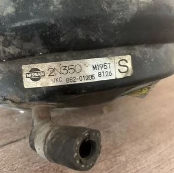 Nissan Almera N15 Усилитель тормозов вакуумный Almera N15 1995-2000  (1.4 16V GA14)  86201205 JKC M195T 2N350