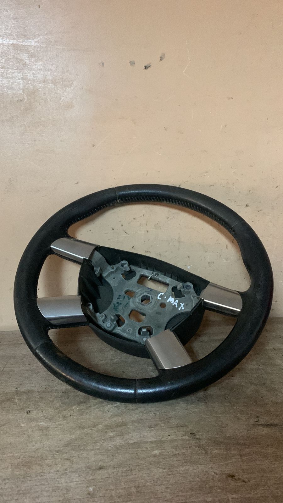 Ford C-MAX 2003-2011 Рулевое колесо для AIR BAG (без AIR BAG) C-MAX 2003-2010 (4 СПИЦЫ КОЖА 3M513600B)