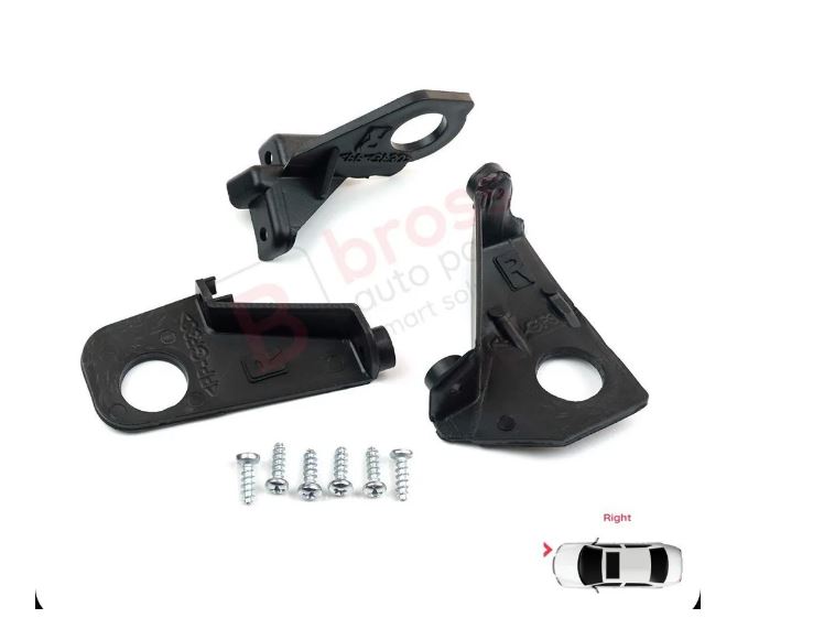 Volkswagen Golf VI 2009-2013 Кронштейн крепления корпуса фары правой Ремкомплект фары для НОВЫЙ KS-7460 для VW Golf MK6 5K 2008-2013 Convertible 517 2011-2016 5K0998226