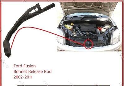 Крючок капота Форд Фьюжн новый качественный аналог не 3D !!! Для Ford Fusion 2002-2012 (НА ПЕРЕДНЮЮ ПАНЕЛЬ 2N1H16B632AE 1305637) НОВОЕ CH-8526