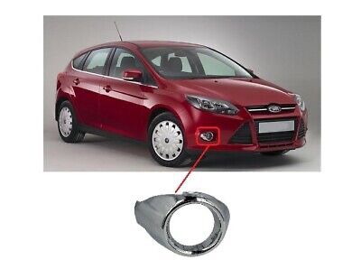 Ford FOCUS III Рамка противотуманной фары правая Ford Focus 3 2011-2019 Хром, новая аналог для 1694984; BM5119952CB; CH-8621