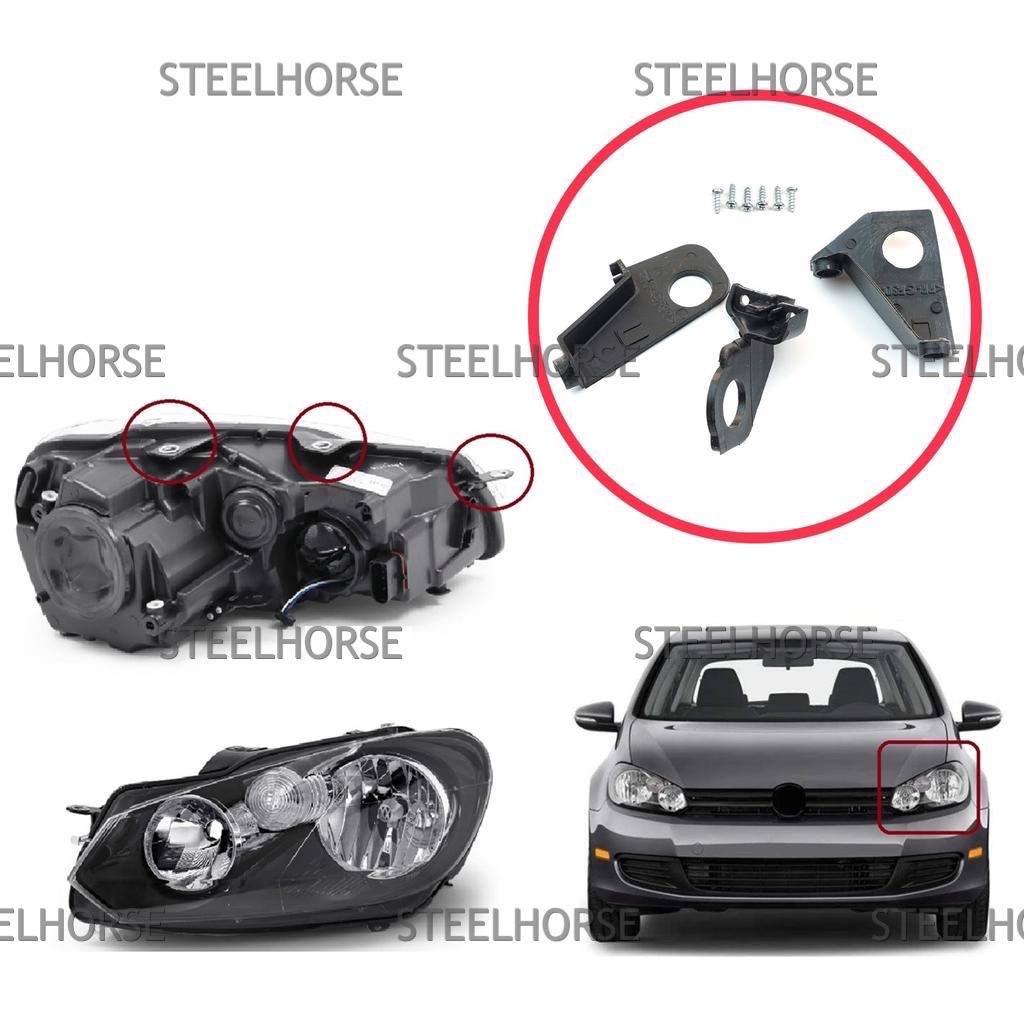 Volkswagen Golf VI 2009-2013 Кронштейн фары левой (к-кт) VW Golf 6 после 2009-  EH-401545  5K0998225