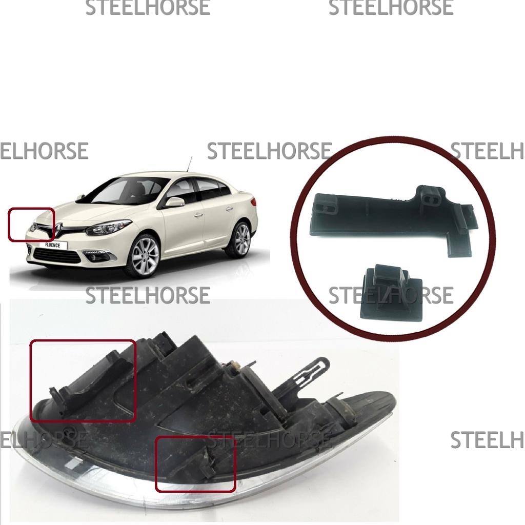 Renault Fluence 2010- Кронштейн фары правой низ (к-кт) Renault Fluence после 2010-  260608653R; 260101331R EH-406027