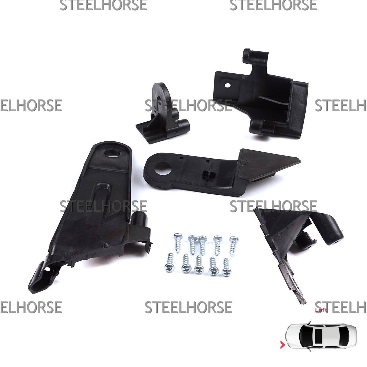 Renault Duster II 2021- Кронштейн фары левой (к-кт) Renault Duster 2 после 2021- 260609367R; 2606055303R EH-406089