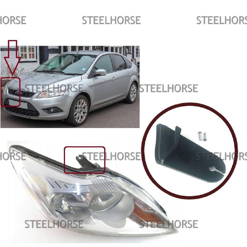Ford FOCUS 2 2005-2008 Кронштейн фары правой верхний Ford Focus 2 2008-2011 1754445; 1754444; 1744968; 1747641; 8M5113005AB  EH-406042