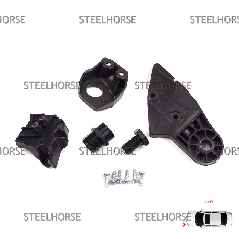 Кронштейн фары левой (к-кт) Mercedes W204 2007-2015 A2048201140; A2048208361; A2049065503 EH-406050