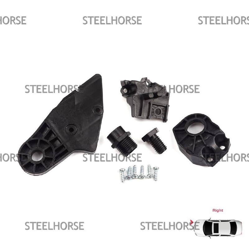 Кронштейн фары правой (к-кт) Mercedes W204 2007-2015 A2048201214; A2049065103; A2048205603 EH-406051
