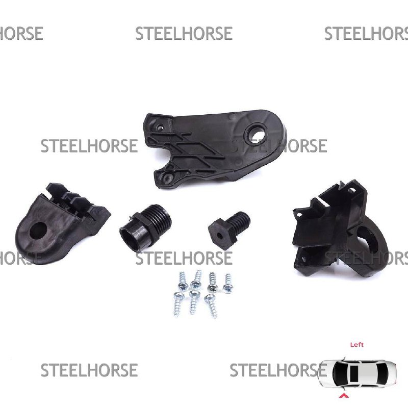 Mercedes Benz W205 2014-2021 Кронштейн фары левой (к-кт) Mercedes W205 2014-2021 A2058200514; A2058200161; A2058200761 EH-406070