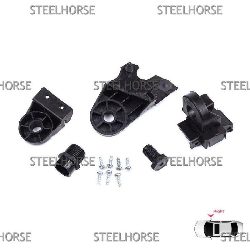 Mercedes Benz W205 2014-2021 Кронштейн фары правой (к-кт) Mercedes W205 2014-2021 A2058200414; A2058200261; A2059067803  EH-406071