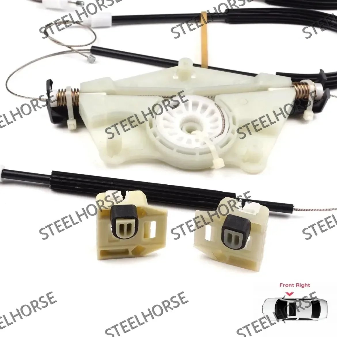 Volkswagen New Beetle 1998-2010 Стеклоподъемник электро правый (ремкомплект) VW New Beeltle 1998-2010 1C0837656C; 1CM898656; 1CM898656B YH-9933