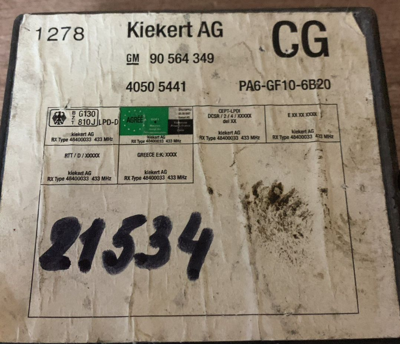 Opel Vectra B Блок комфорта Vectra B 1999-2002;Omega B 1994-2003;Vectra B 1995-1999