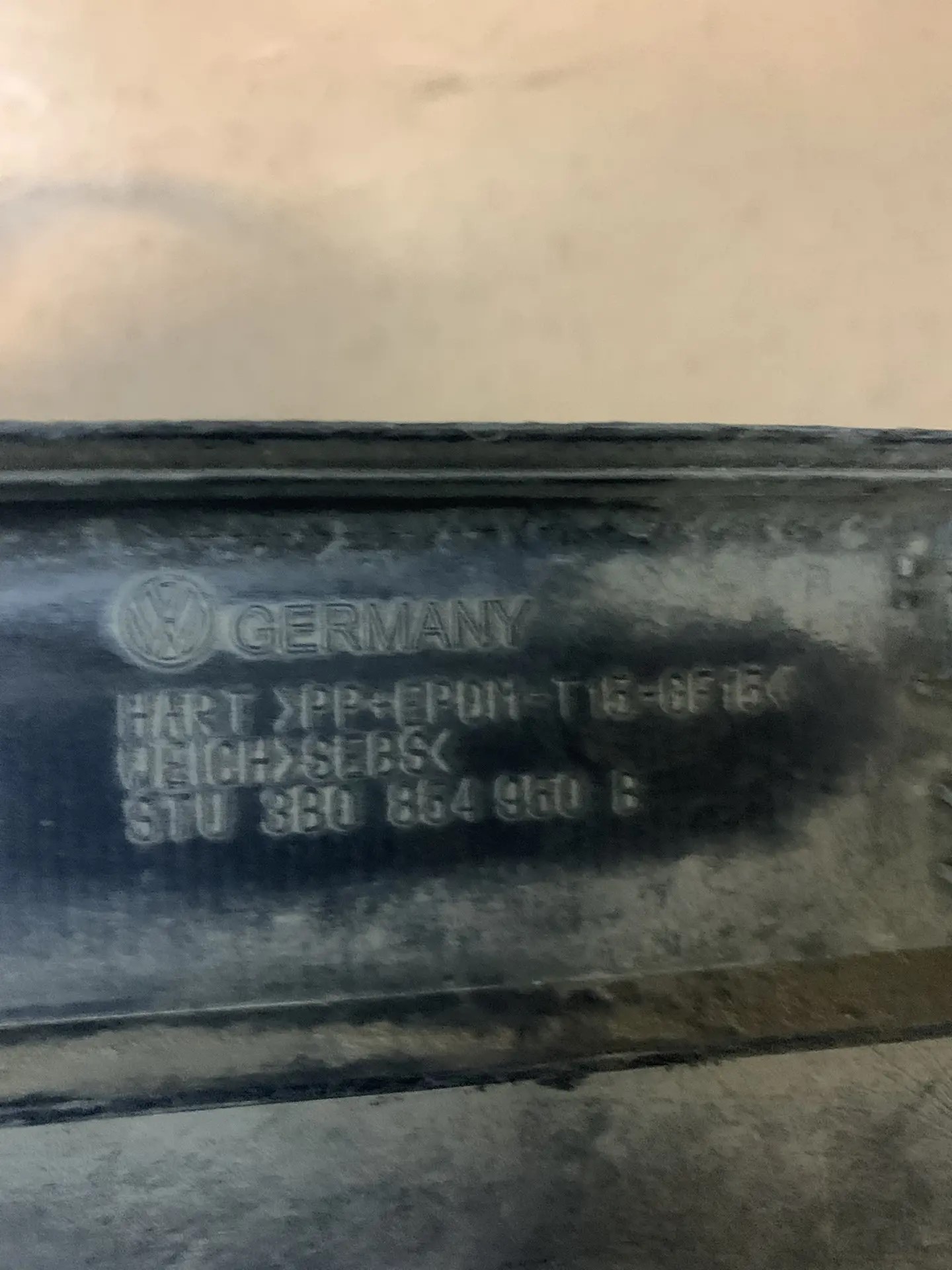 Volkswagen Passat B5 1996-2000 Накладка двери задней правой Volkswagen Passat (B5) 3B0854950B